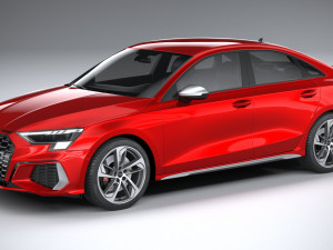 Audi S3 Sedan 2021 3Dモデル