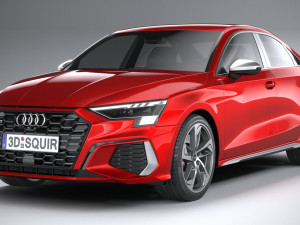 Audi S3 Sedan 2021 Modelo 3D