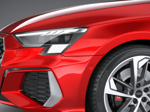 Audi S3 Sedan 2021 Modelo 3D