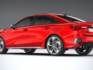 Audi S3 Sedan 2021 Modelo 3D