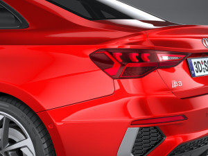 Audi S3 Sedan 2021 Modelo 3D