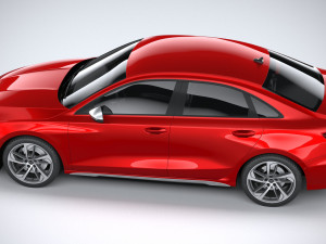 Audi S3 Sedan 2021 Modelo 3D
