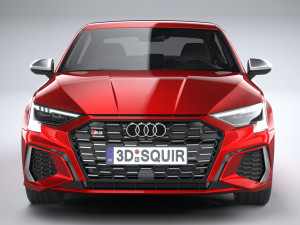 Audi S3 Sedan 2021 Modelo 3D