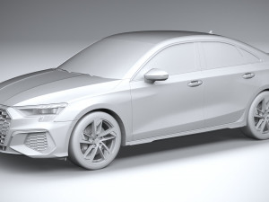 Audi S3 Sedan 2021 Modelo 3D