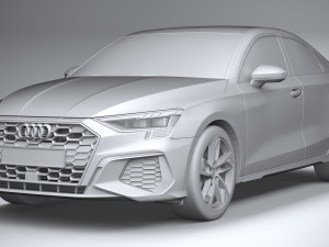 Audi S3 Sedan 2021 Modelo 3D