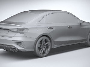 Audi S3 Sedan 2021 Modelo 3D