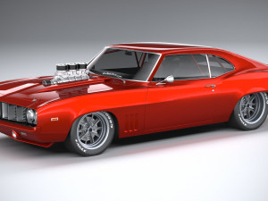 Classic Muscle Car 3D 모델