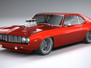 Classic Muscle Car 3D Модель