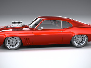 Classic Muscle Car 3D Модель