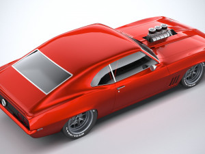 Classic Muscle Car 3D Модель