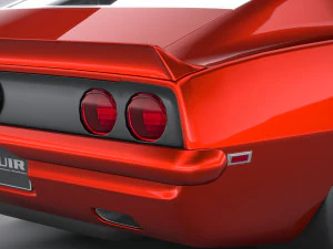 Classic Muscle Car 3D Model