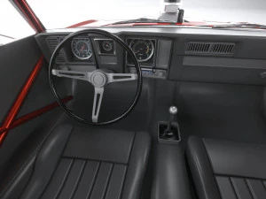 Classic Muscle Car 3D Model