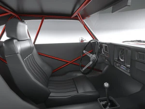 Classic Muscle Car 3D Model