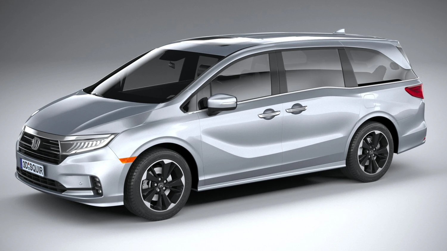 Honda Odyssey 2021 3D Model .c4d .max .obj .3ds .fbx .stl .blend 