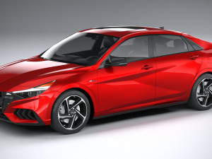 Hyundai Elantra N Line 2021 3D Model