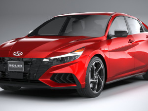 Hyundai Elantra N Line 2021 Modèle 3D