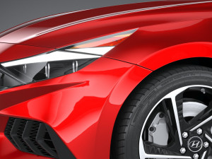 Hyundai Elantra N Line 2021 Modèle 3D