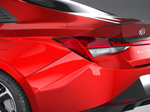 Hyundai Elantra N Line 2021 Modèle 3D