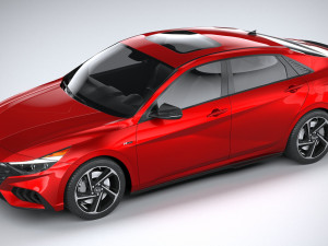 Hyundai Elantra N Line 2021 Modèle 3D