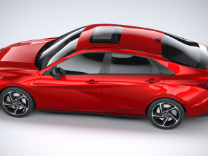 Hyundai Elantra N Line 2021 Modèle 3D