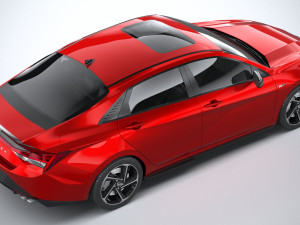 Hyundai Elantra N Line 2021 Modèle 3D