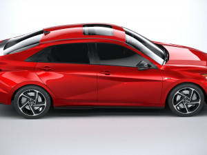 Hyundai Elantra N Line 2021 Modèle 3D