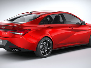 Hyundai Elantra N Line 2021 Modèle 3D