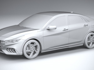 Hyundai Elantra N Line 2021 Modèle 3D