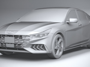 Hyundai Elantra N Line 2021 Modèle 3D