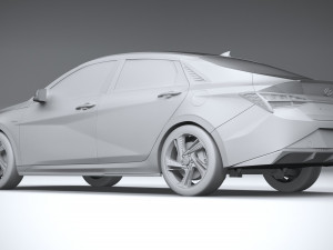 Hyundai Elantra N Line 2021 Modèle 3D