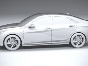 Hyundai Elantra N Line 2021 3D Model