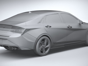 Hyundai Elantra N Line 2021 Modèle 3D