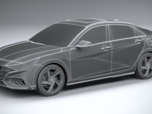 Hyundai Elantra N Line 2021 Modèle 3D