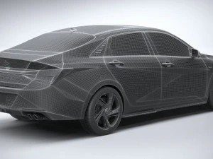 Hyundai Elantra N Line 2021 3D Model