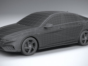 Hyundai Elantra N Line 2021 Modèle 3D