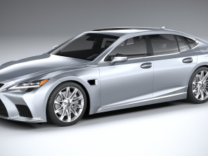 lexus ls 2021 3D Model