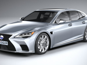 Lexus LS 2021 Model 3D