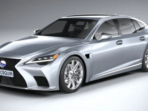 Lexus LS 2021 3D Model