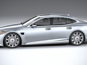 Lexus LS 2021 Model 3D
