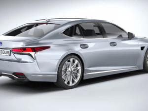 Lexus LS 2021 3D Model