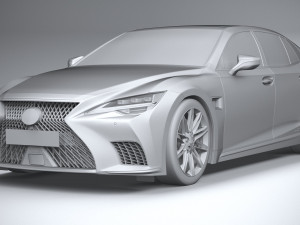 Lexus LS 2021 Model 3D