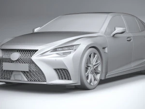 Lexus LS 2021 3D Model