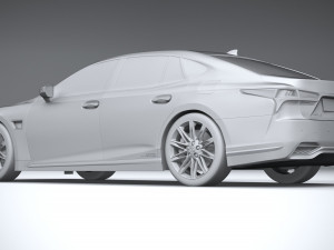 Lexus LS 2021 Model 3D