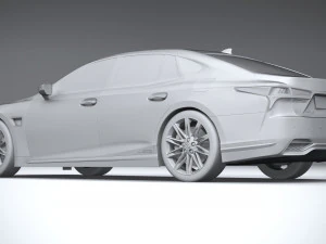 Lexus LS 2021 3D Model