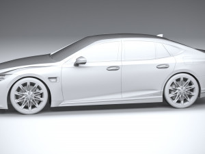 Lexus LS 2021 Model 3D