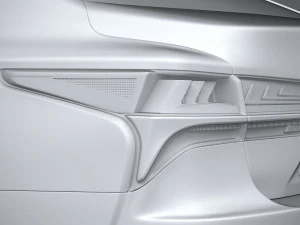 Lexus LS 2021 3D Model