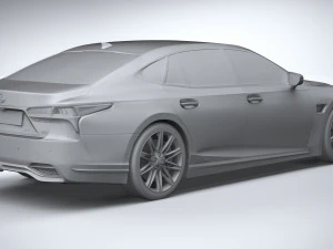 Lexus LS 2021 3D Model
