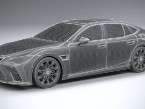 Lexus LS 2021 3D Model