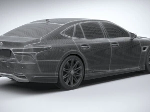 Lexus LS 2021 3D Model
