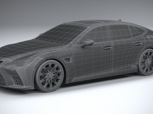 Lexus LS 2021 Model 3D
